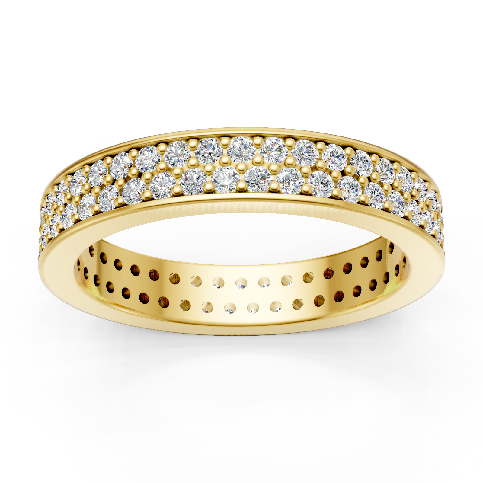 Alliance en or jaune 18 carats