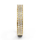 Alliance en or jaune 18 carats