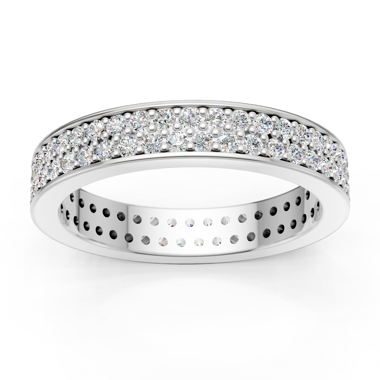 Alliance en or blanc 18 carats