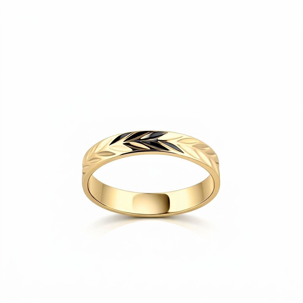 Alliance en or jaune 18 carats