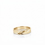 Alliance en or jaune 18 carats
