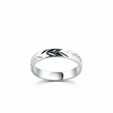 Alliance en or blanc 18 carats 