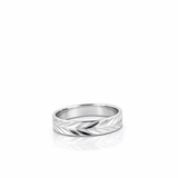 Alliance en or blanc 18 carats 