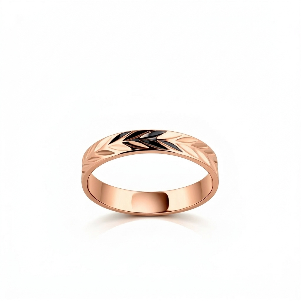 Alliance en or rouge 18 carats 