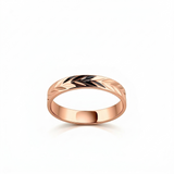 Alliance en or rouge 18 carats 