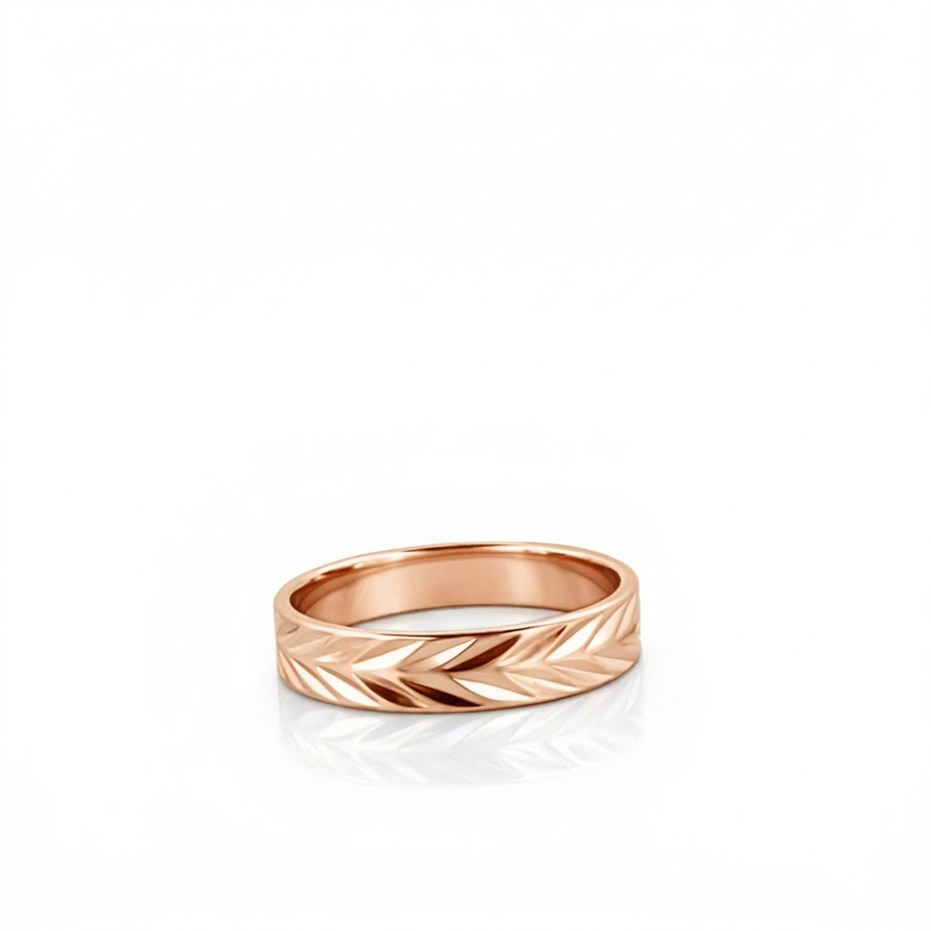 Alliance en or rouge 18 carats