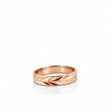 Alliance en or rouge 18 carats