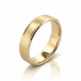 Alliance en or jaune 18 carats 