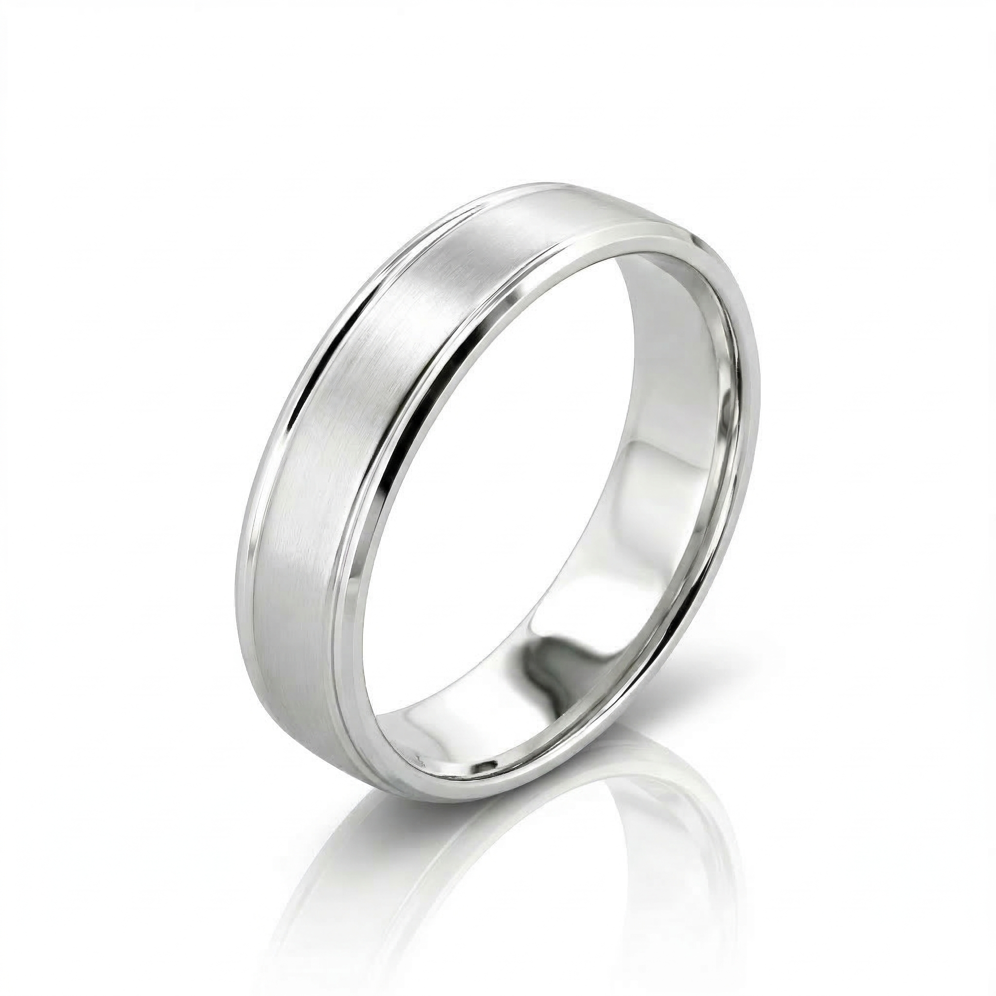 Alliance en or blanc 18 carats 