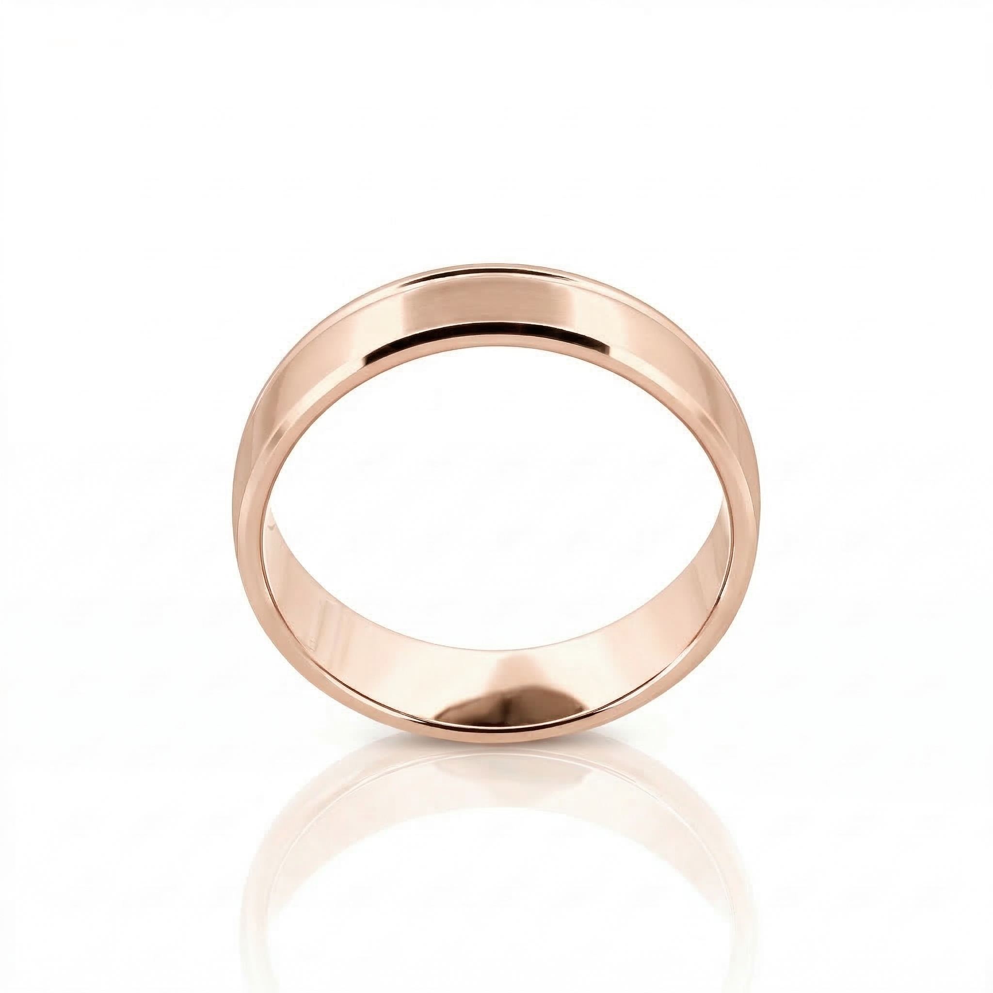 Alliance en or rouge 18 carats 