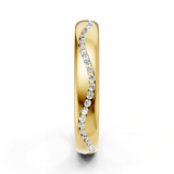 Alliance en or jaune 18 carats 