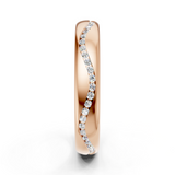 Alliance en or rouge 18 carats