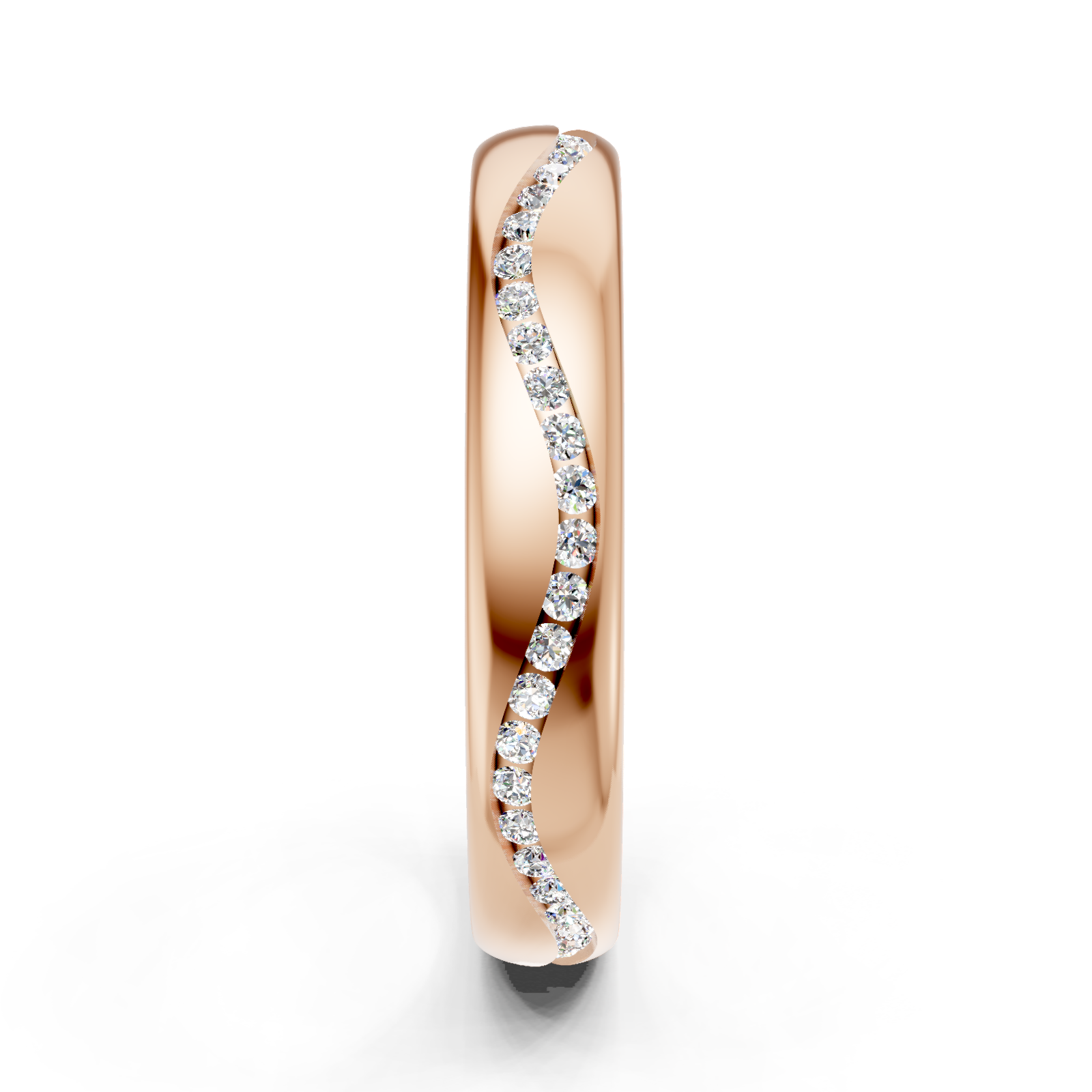 Alliance en or rouge 18 carats
