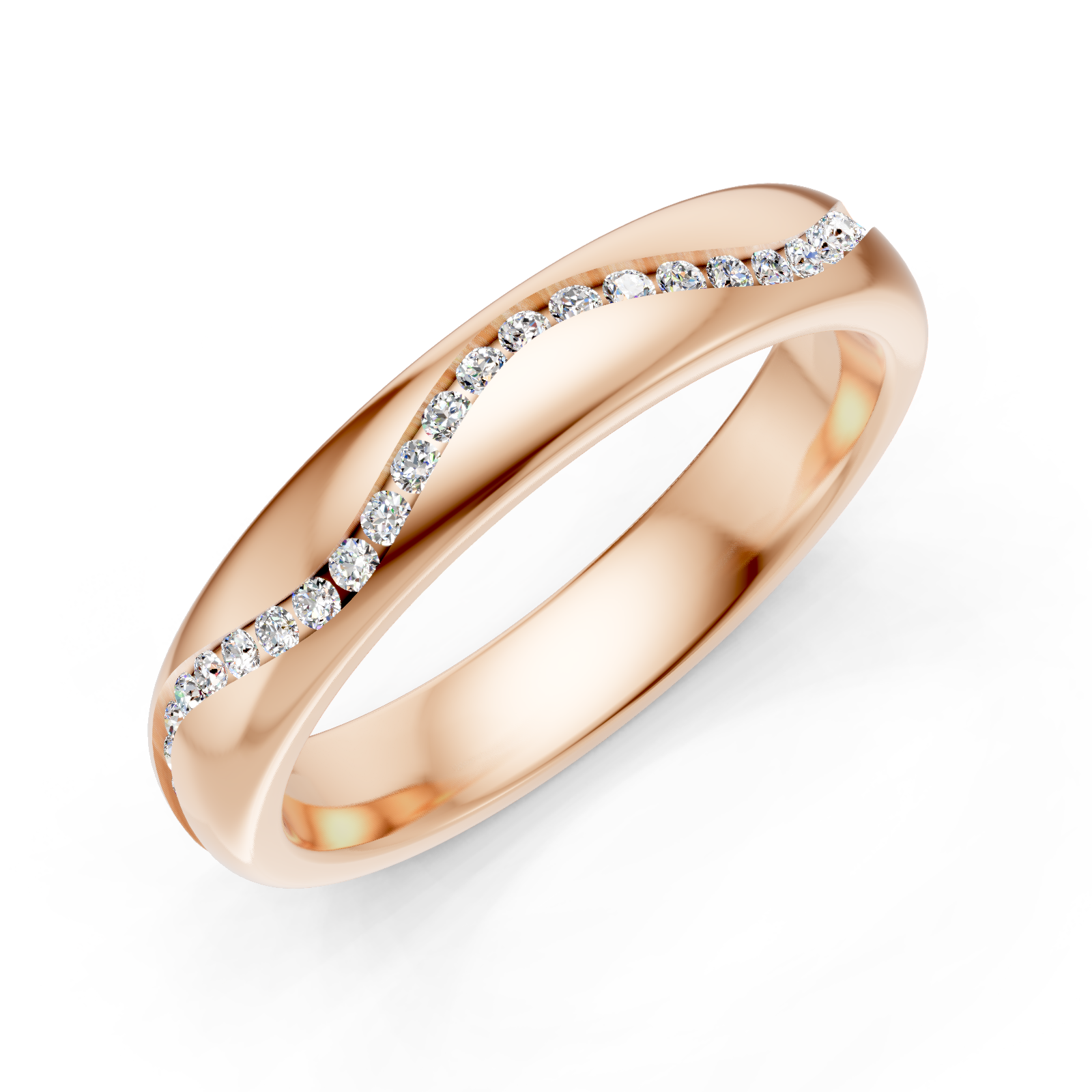 Alliance en or rouge 18 carats