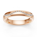 Alliance en or rouge 18 carats
