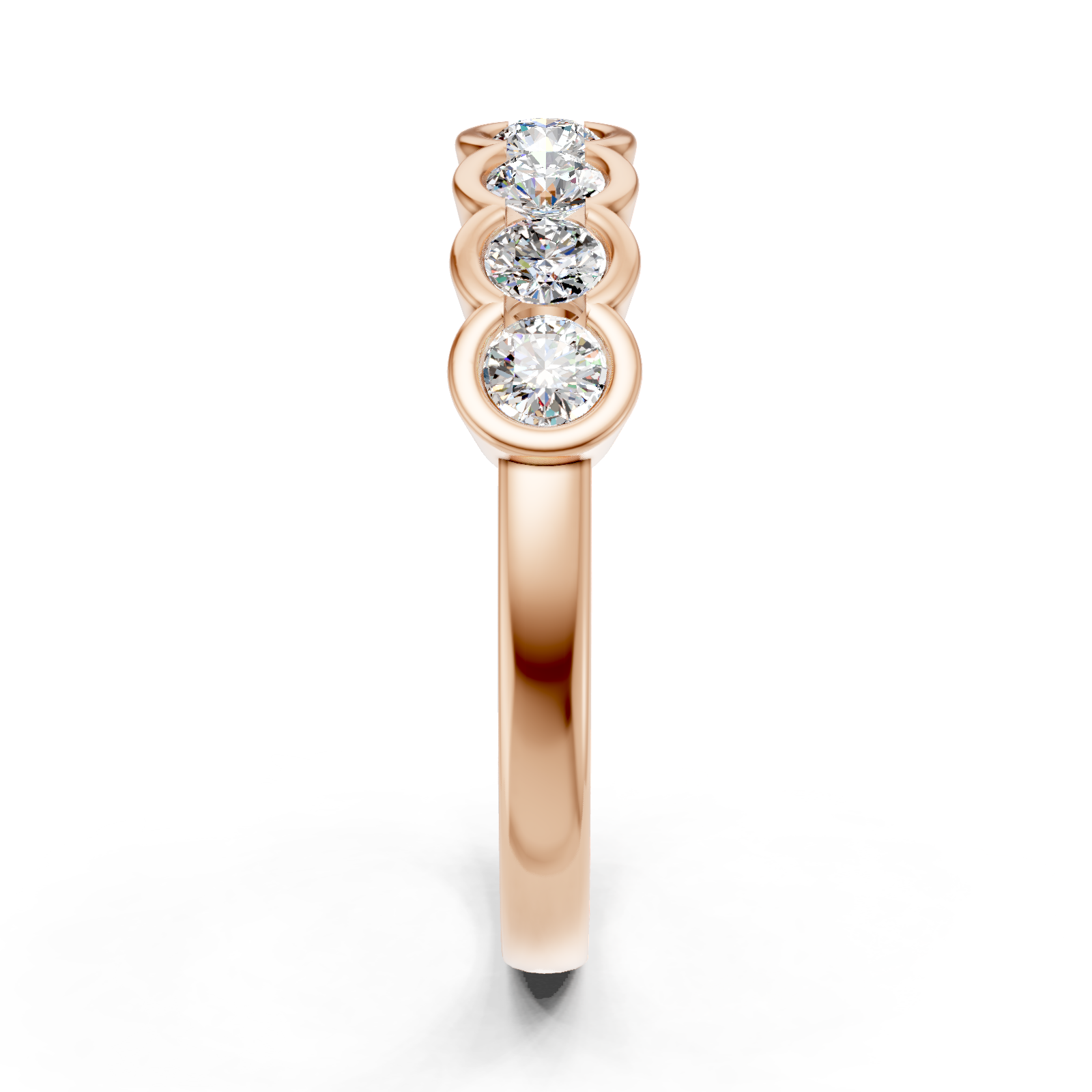 Alliance en or rouge 18 carats