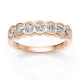 Alliance en or rouge 18 carats