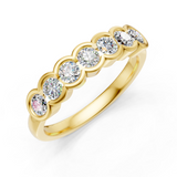 Alliance en or jaune 18 carats
