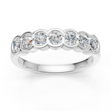 Alliance en or blanc 18 carats
