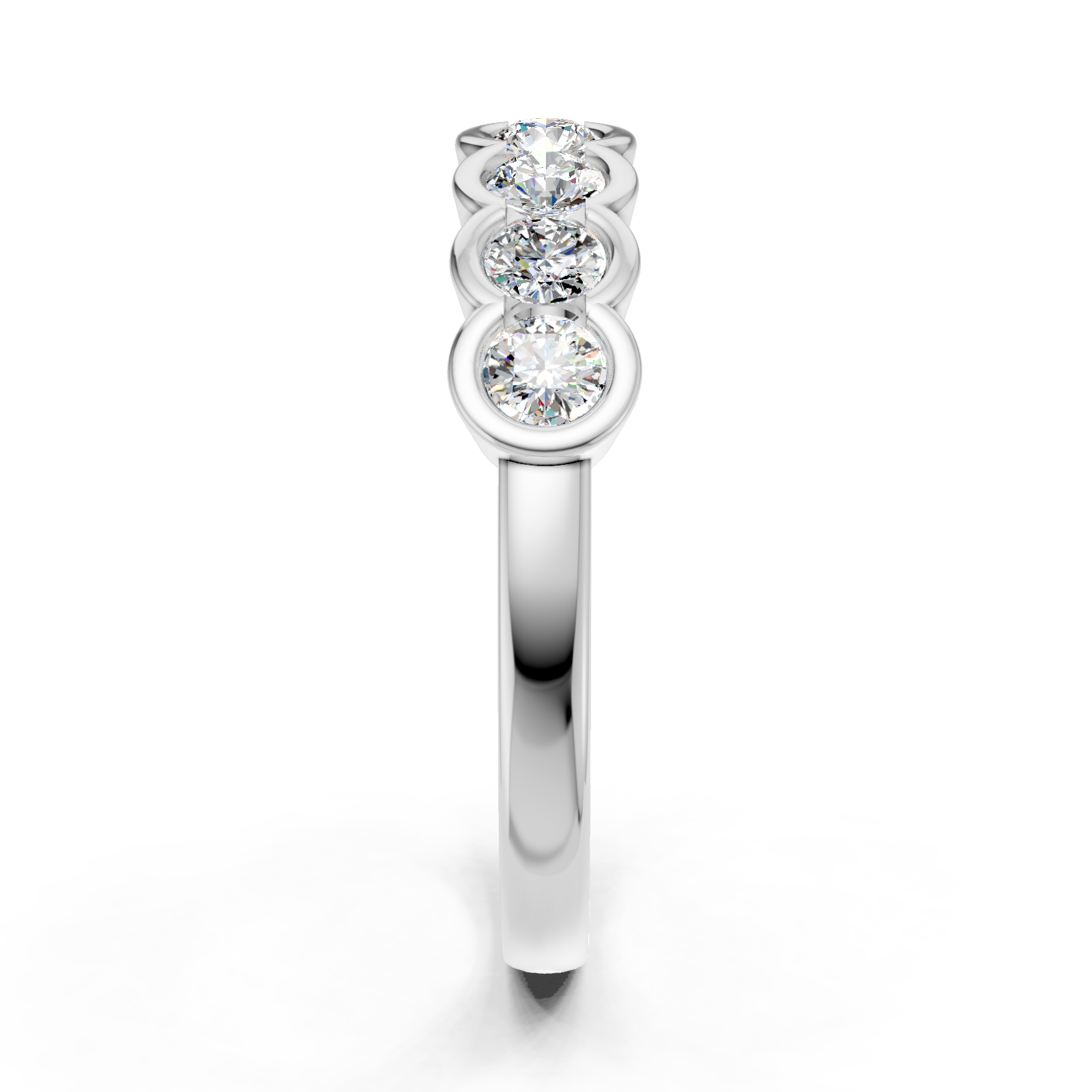 Alliance en or blanc 18 carats 