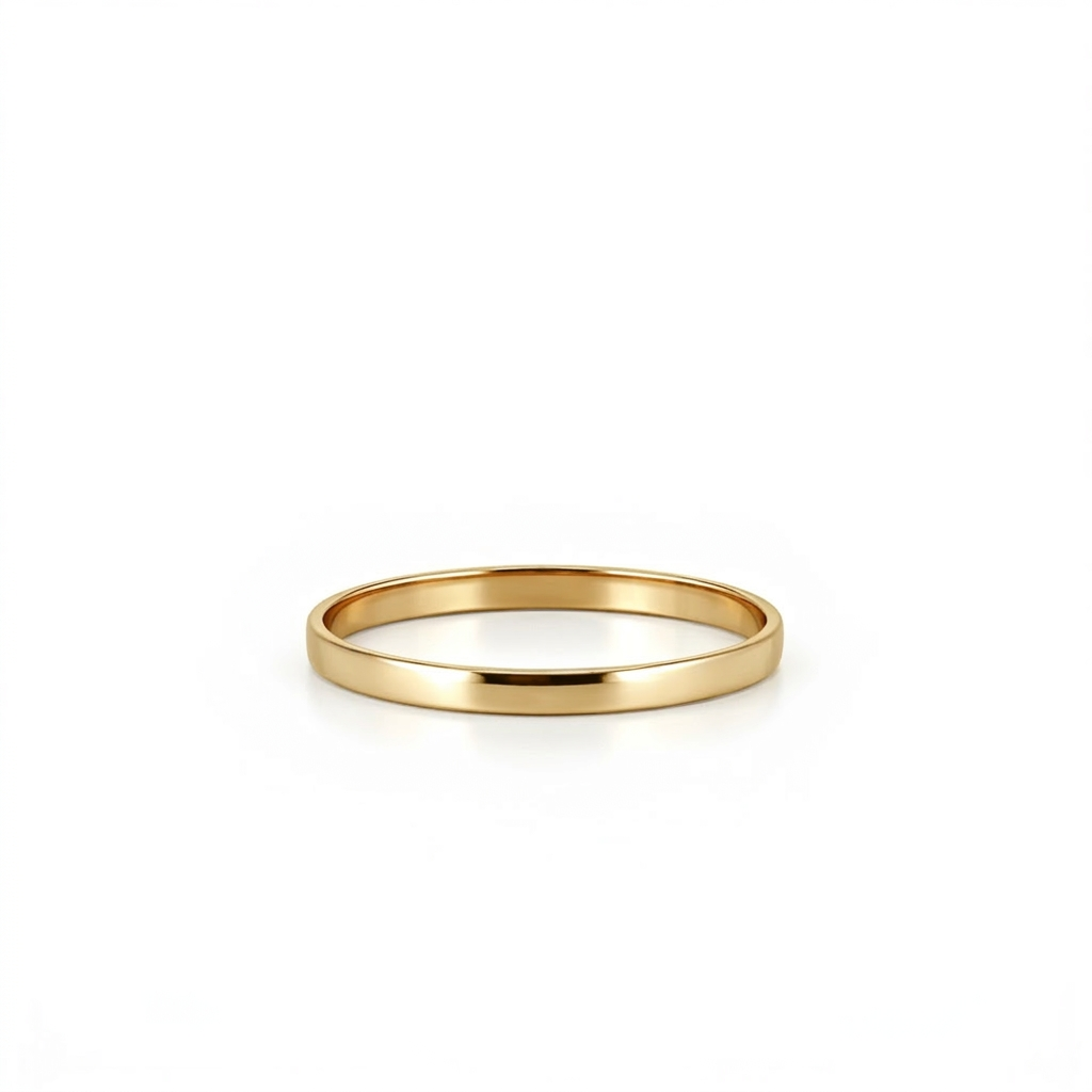 Alliance en or jaune 18 carats