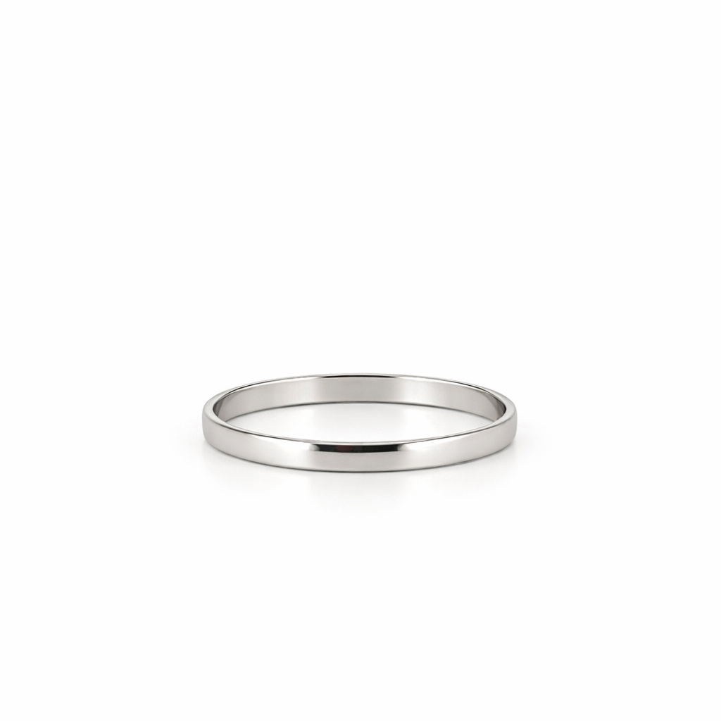 Alliance en or blanc 18 carats
