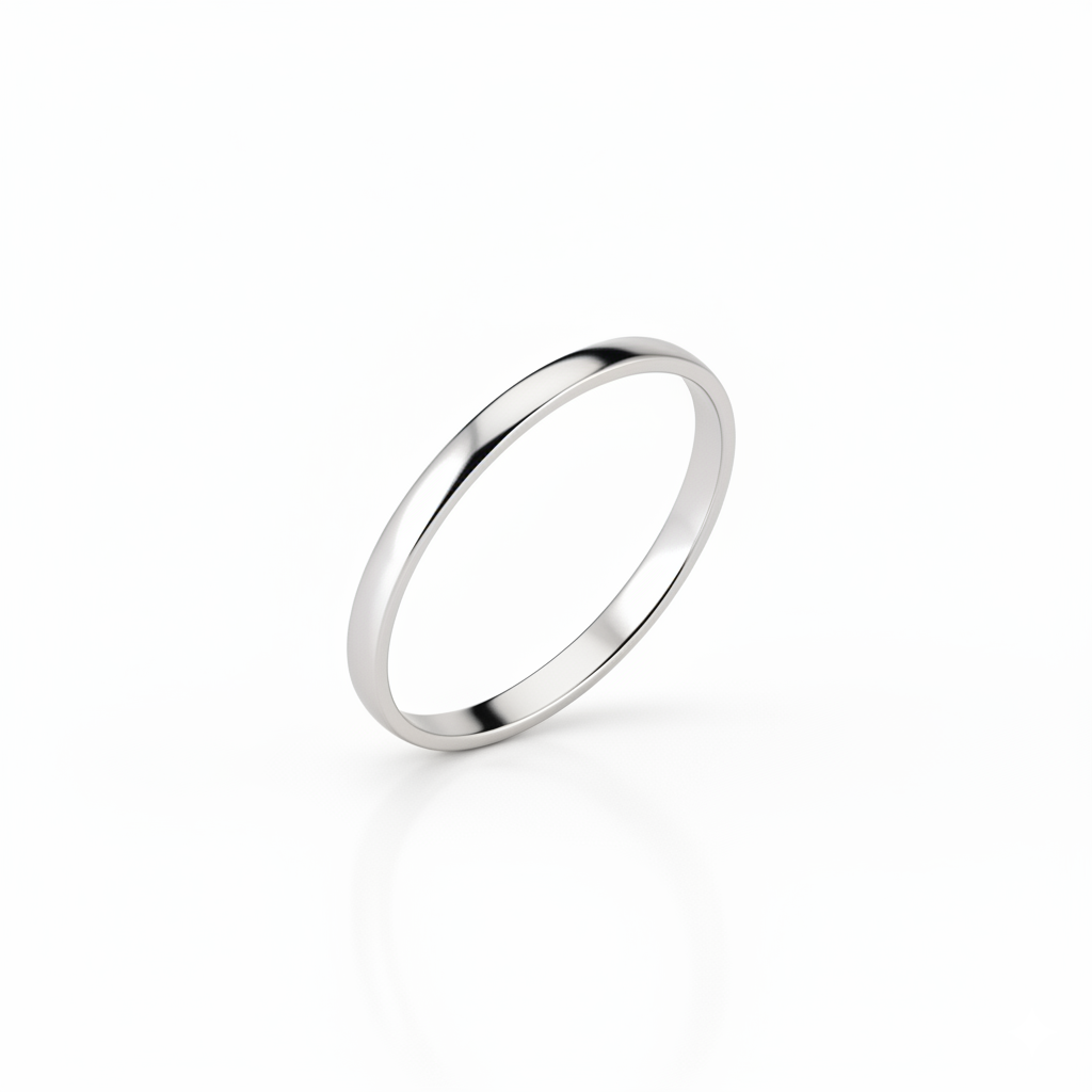 Alliance en or blanc 18 carats