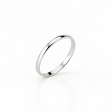 Alliance en or blanc 18 carats