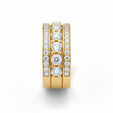 Alliance en or jaune 18 carats