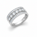 Alliance en or blanc 18 carats