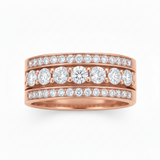 Alliance en or rouge 18 carats