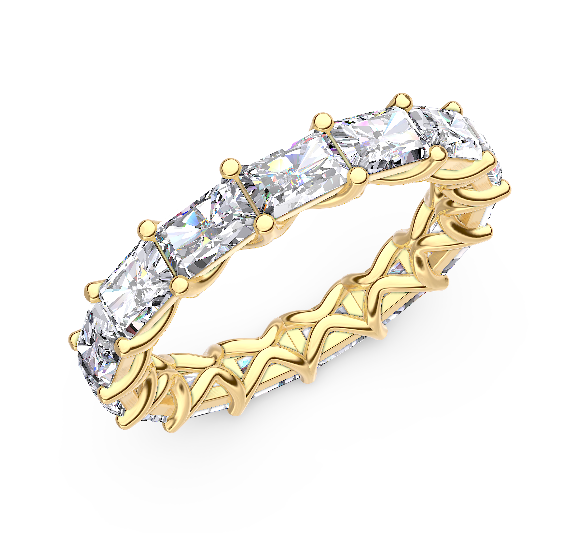 Alliance en or jaune 18 carats