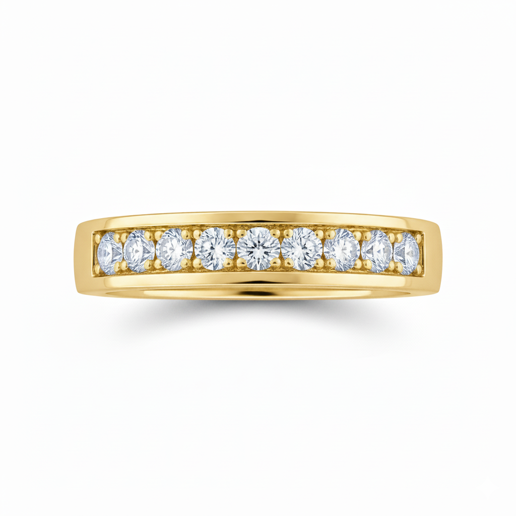 Alliance en or jaune 18 carats