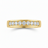Alliance en or jaune 18 carats