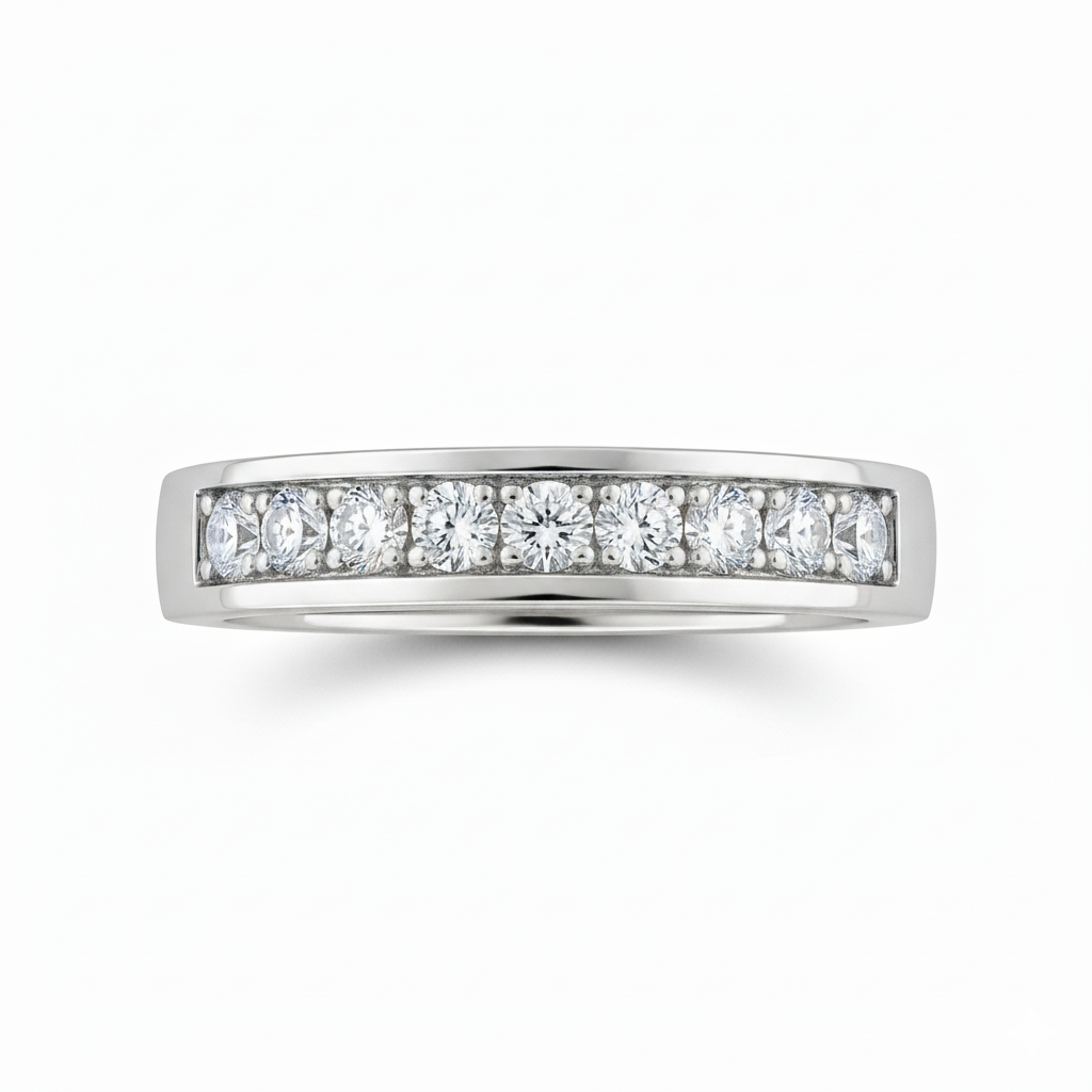 Alliance en or blanc 18 carats