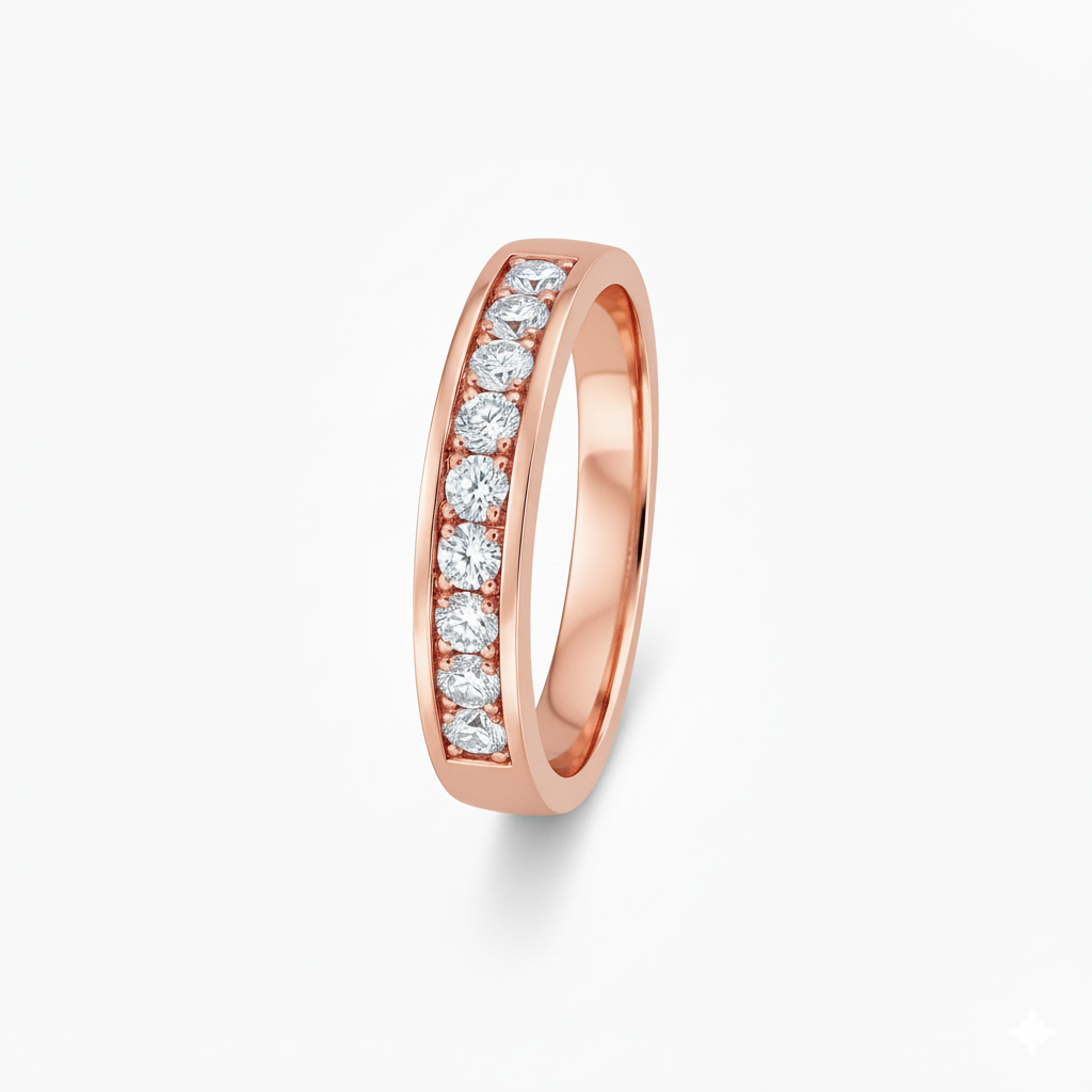 Alliance en or rouge 18 carats