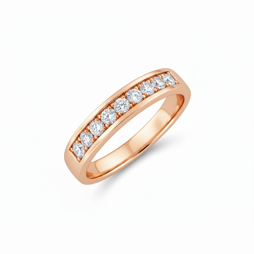 Alliance en or rouge 18 carats
