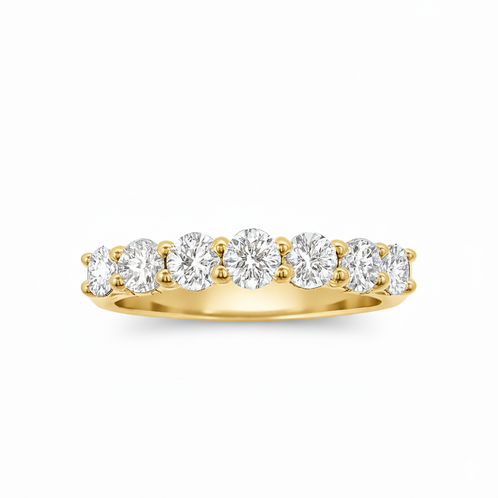 Alliance en or jaune 18 carats