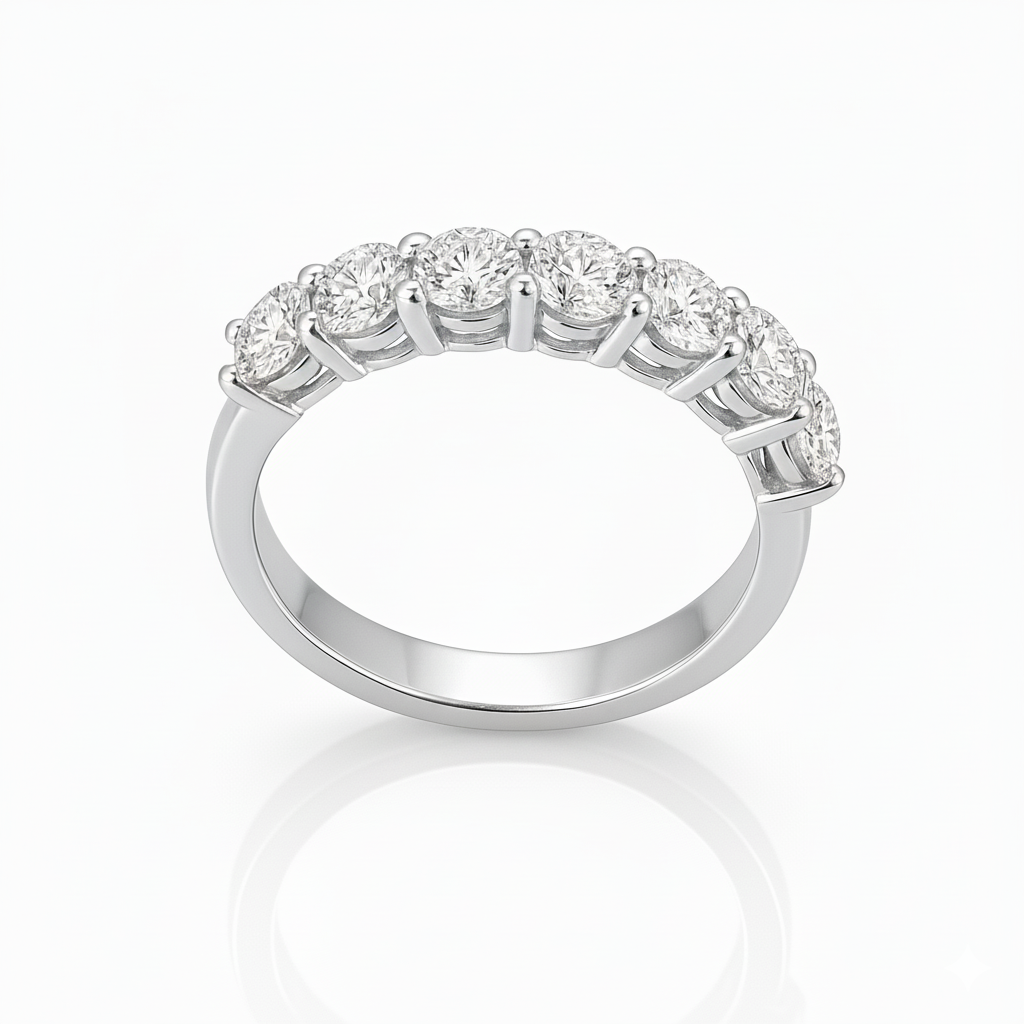 Alliance en or blanc 18 carats