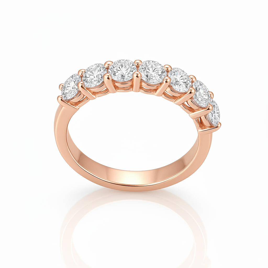 Alliance en or rouge 18 carats