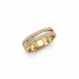 Bague en or jaune 18 carats