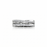 Bague en or blanc 18 carats