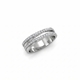 Bague en or blanc 18 carats