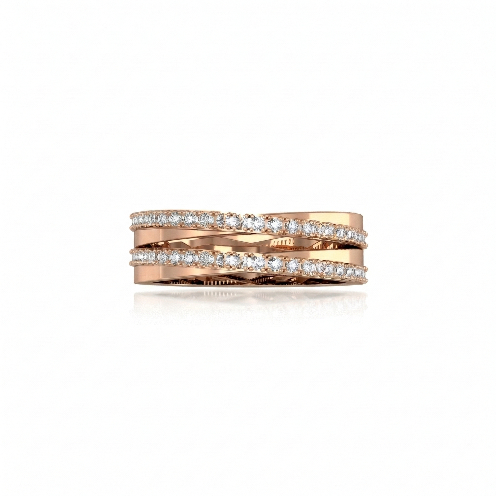 Bague en or rouge 18 carats