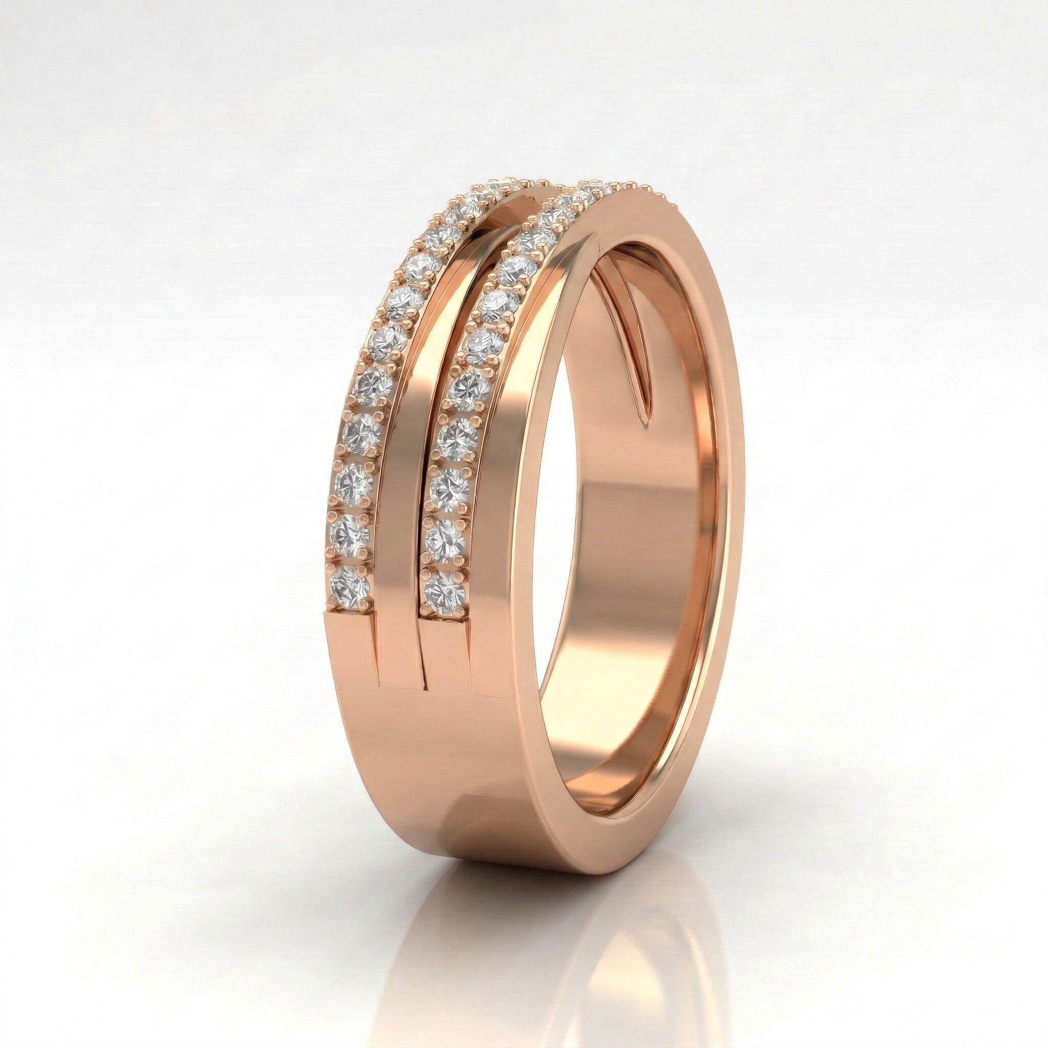 Bague en rouge 18 carats