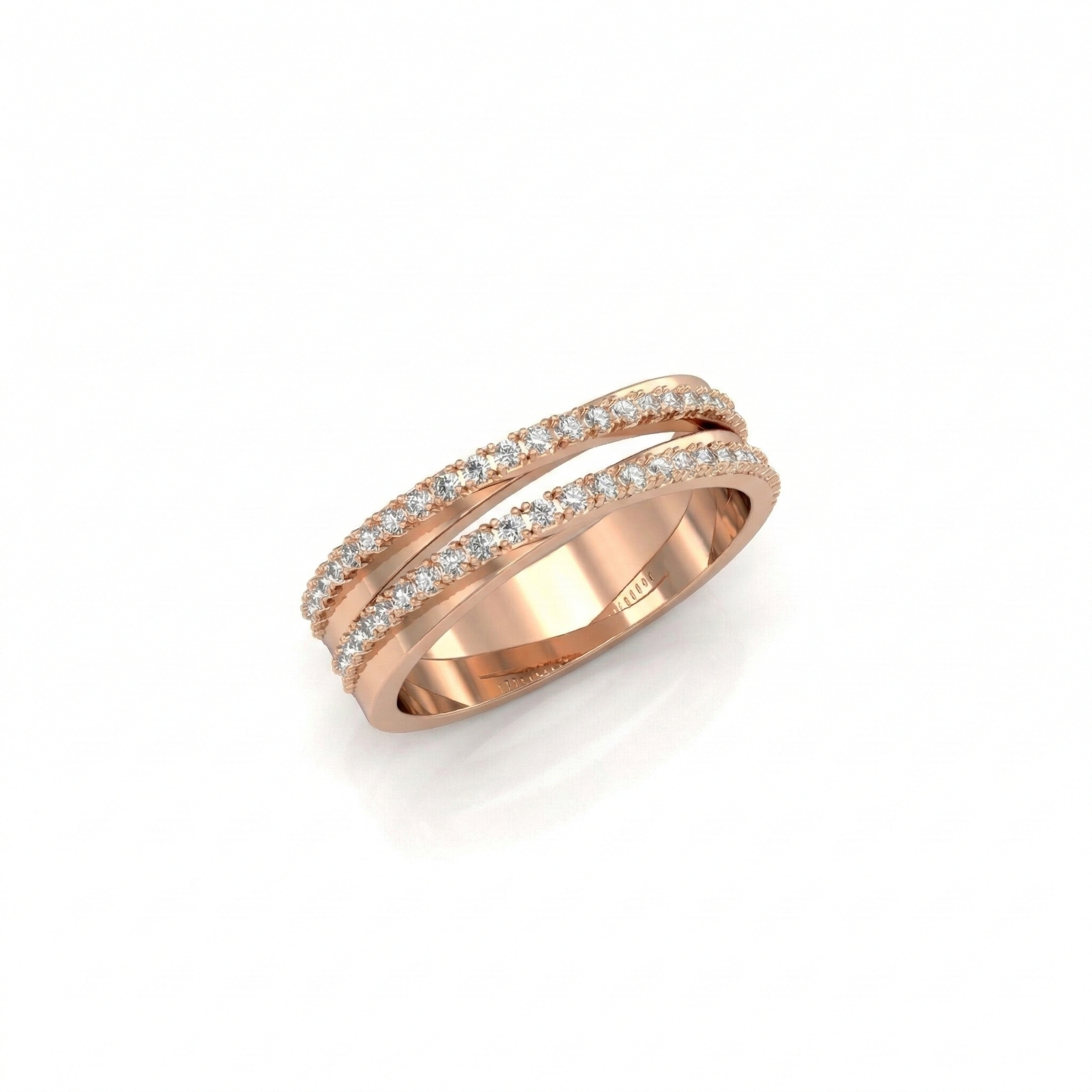 Bague en or rouge 18 carats