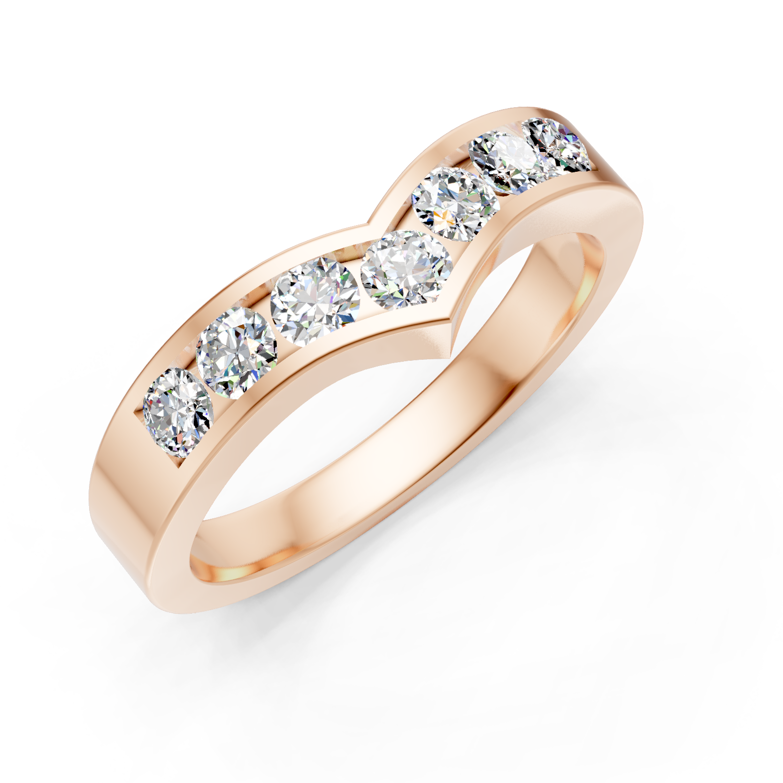 Bague en or rouge 18 carats