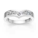 Bague en or blanc 18 carats