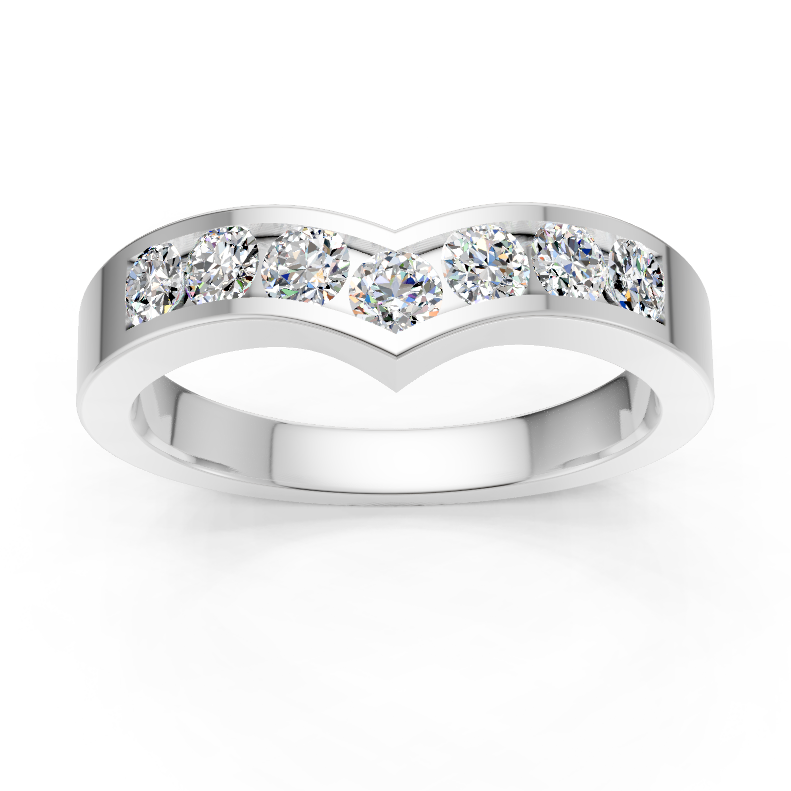 Bague en or blanc 18 carats
