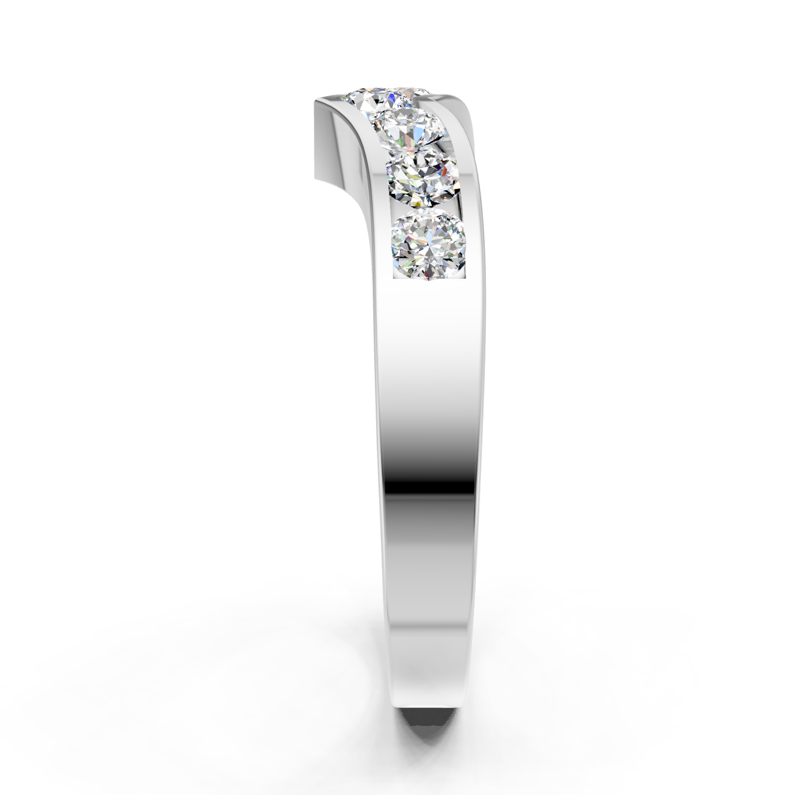 Bague en or blanc 18 carats